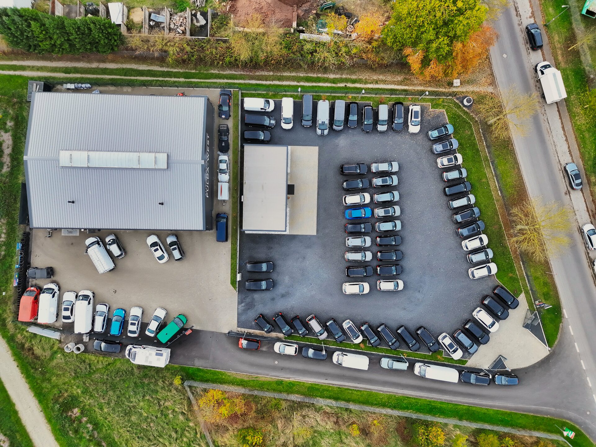 Autohaus Fulda West von oben